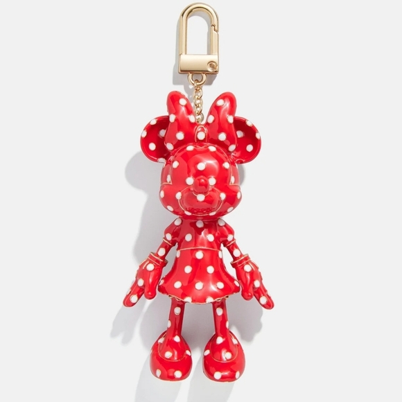🔹️Baublebar🔹️x  Disney RED polkadot Minnie bag charm key chain NEW IN BOX ✨️❤️ - Picture 1 of 5